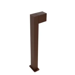 QAZQA Buitenlamp roestbruin met grondpin en kabelmof 65cm IP44 - Baleno