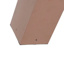 QAZQA Buitenlamp roestbruin met grondpin en kabelmof 80cm IP44 - Charlois