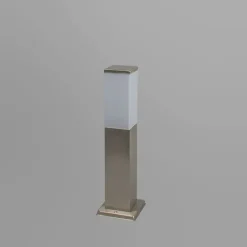 QAZQA Buitenlamp staal 45cm IP44 - Malios met grondpin en kabelmof