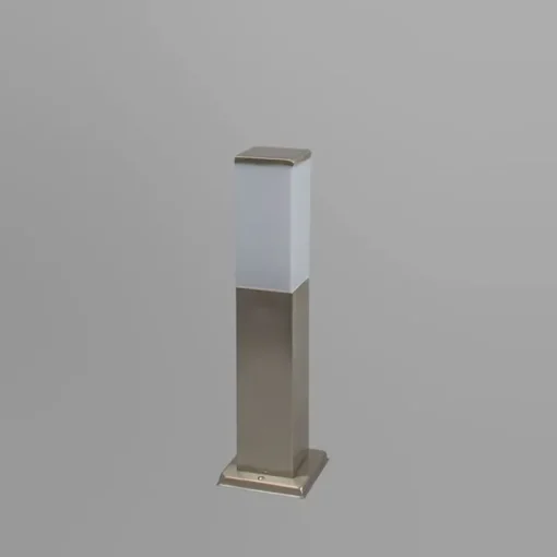 QAZQA Buitenlamp staal 45cm IP44 - Malios met grondpin en kabelmof
