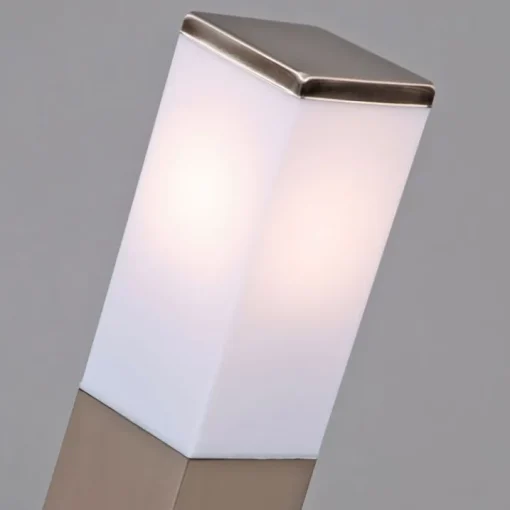 QAZQA Buitenlamp staal 45cm IP44 - Malios met grondpin en kabelmof