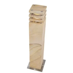 QAZQA Buitenlamp zandsteen met grondpin en kabelmof 70cm IP55 - Grumpy