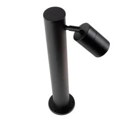 QAZQA Buitenlamp zwart met grondpin en kabelmof 50cm IP44 - Solo