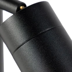 QAZQA Buitenlamp zwart met grondpin en kabelmof 50cm IP44 - Solo