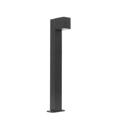 QAZQA Buitenlamp zwart met grondpin en kabelmof 65cm IP44 - Baleno