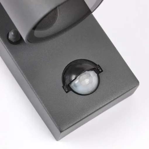 QAZQA Buitenwandlamp antraciet IP44 met bewegingssensor - Solo