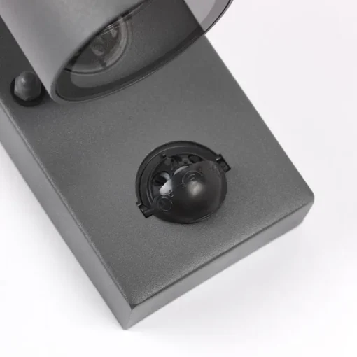 QAZQA Buitenwandlamp antraciet IP44 met bewegingssensor - Solo