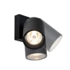 QAZQA Buitenwandlamp zwart AR70 verstelbaar IP44 - Solo