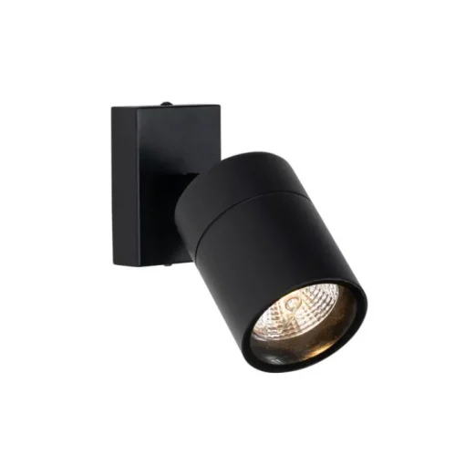 QAZQA Buitenwandlamp zwart AR70 verstelbaar IP44 - Solo