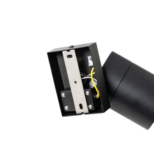 QAZQA Buitenwandlamp zwart AR70 verstelbaar IP44 - Solo