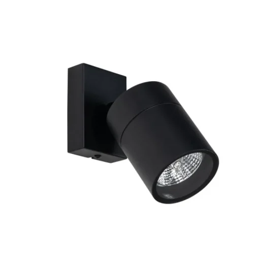 QAZQA Buitenwandlamp zwart AR70 verstelbaar IP44 - Solo