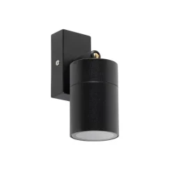 QAZQA Buitenwandlamp zwart verstelbaar IP44 - Solo