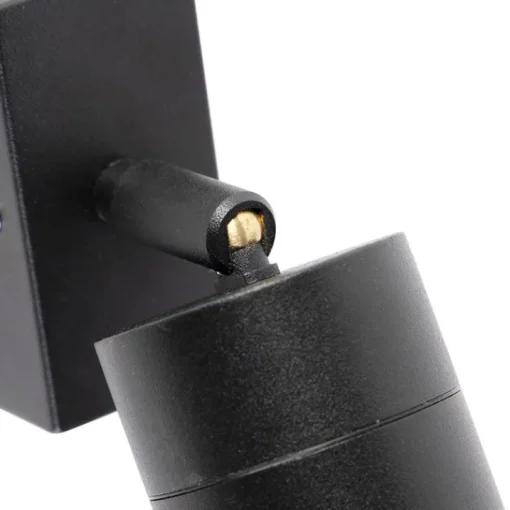 QAZQA Buitenwandlamp zwart verstelbaar IP44 - Solo
