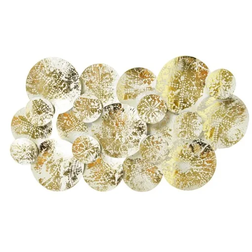 QAZQA Decorateive oosterse wandlamp goud met wit 2-lichts - Hikina