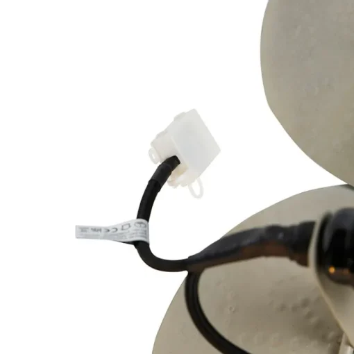 QAZQA Decorateive oosterse wandlamp goud met wit 2-lichts - Hikina