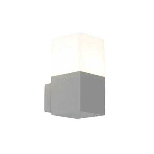 QAZQA Denmark moderne buitenwandlamp grijs IP44