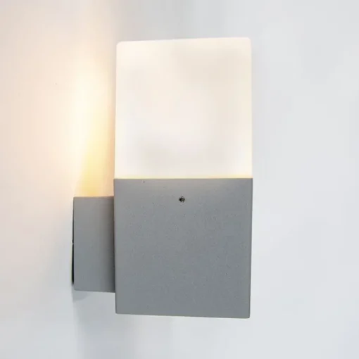 QAZQA Denmark moderne buitenwandlamp grijs IP44