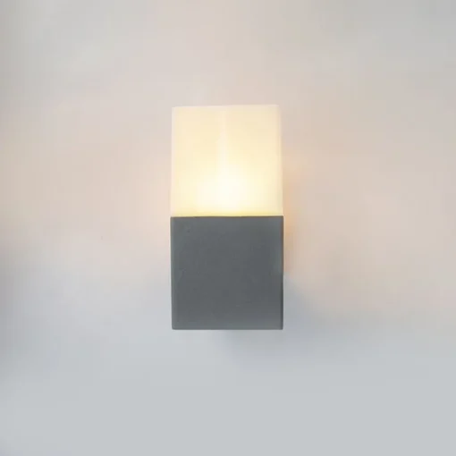 QAZQA Denmark moderne buitenwandlamp grijs IP44