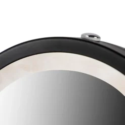 QAZQA Design badkamerspiegel zwart incl. LED verstelbaar IP44 - Vicino