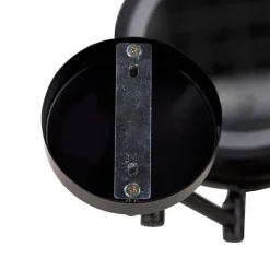 QAZQA Design badkamerspiegel zwart incl. LED verstelbaar IP44 - Vicino