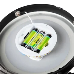 QAZQA Design badkamerspiegel zwart incl. LED verstelbaar IP44 - Vicino