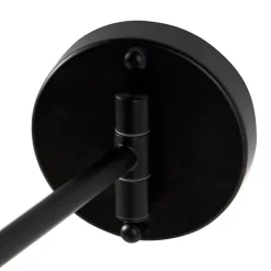 QAZQA Design badkamerspiegel zwart incl. LED verstelbaar IP44 - Vicino