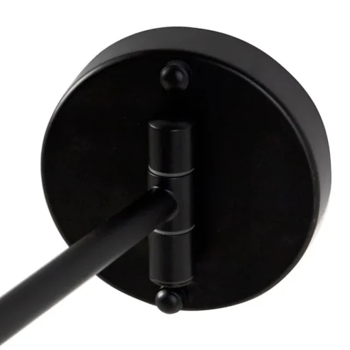 QAZQA Design badkamerspiegel zwart incl. LED verstelbaar IP44 - Vicino