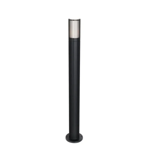 QAZQA Design buiten paaltje zwart 80 cm IP44 - Boris