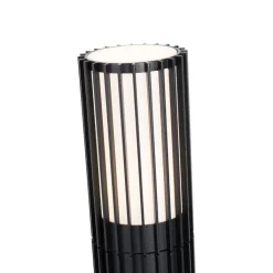 QAZQA Design buiten paaltje zwart 80 cm IP44 - Boris