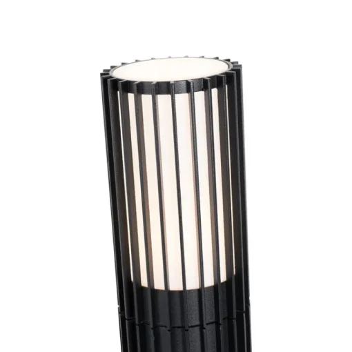 QAZQA Design buiten paaltje zwart 80 cm IP44 - Boris