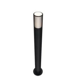 QAZQA Design buiten paaltje zwart 80 cm IP44 - Boris