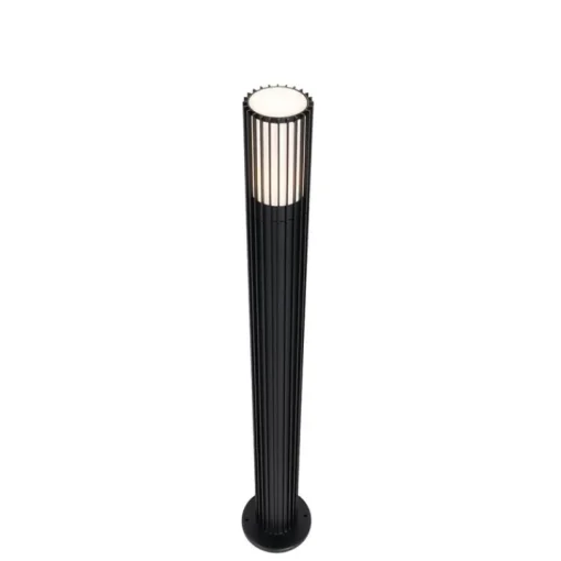 QAZQA Design buiten paaltje zwart 80 cm IP44 - Boris