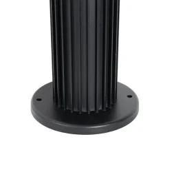 QAZQA Design buiten paaltje zwart 80 cm IP44 - Boris