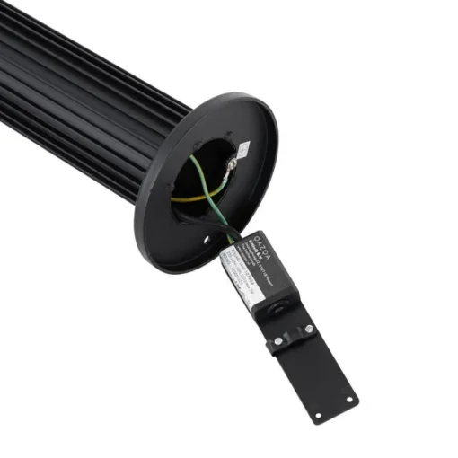 QAZQA Design buiten paaltje zwart 80 cm IP44 - Boris