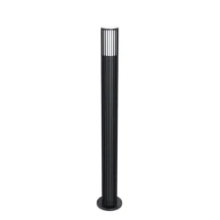 QAZQA Design buiten paaltje zwart 80 cm IP44 - Boris