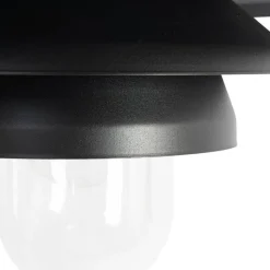 QAZQA Design buiten plafondlamp zwart IP44 - Morty
