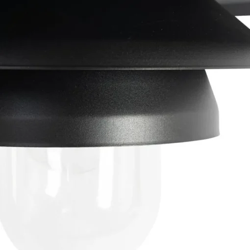 QAZQA Design buiten plafondlamp zwart IP44 - Morty