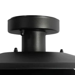 QAZQA Design buiten plafondlamp zwart IP44 - Morty