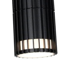 QAZQA Design buiten wandlamp zwart IP44 - Boris