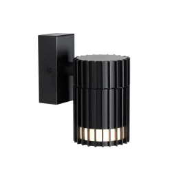 QAZQA Design buiten wandlamp zwart IP44 - Boris