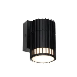 QAZQA Design buiten wandlamp zwart IP44 - Boris