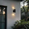 QAZQA Design buiten wandlamp zwart 2-lichts IP44 - Boris