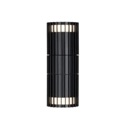 QAZQA Design buiten wandlamp zwart 2-lichts IP44 - Boris