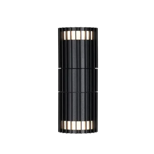 QAZQA Design buiten wandlamp zwart 2-lichts IP44 - Boris