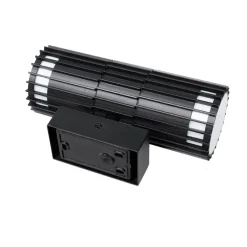 QAZQA Design buiten wandlamp zwart 2-lichts IP44 - Boris