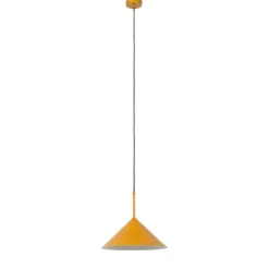 QAZQA Design hanglamp geel driehoek - Triangolo