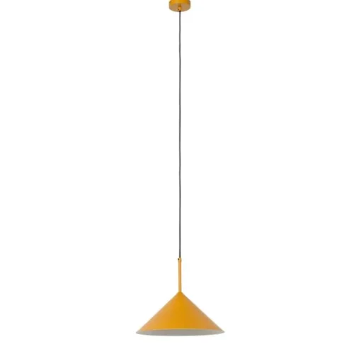 QAZQA Design hanglamp geel driehoek - Triangolo