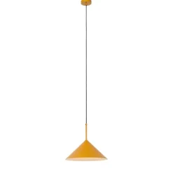 QAZQA Design hanglamp geel driehoek - Triangolo