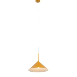 QAZQA Design hanglamp geel driehoek - Triangolo