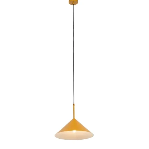 QAZQA Design hanglamp geel driehoek - Triangolo